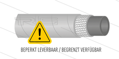 HD-Schlauch 1SC-12 (1/2&quot;) - grau - 180 Bar - Ø19,1mm - 150°C