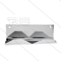 Bürstenwandhalter - Edelstahl - Abmessung HxBxT: 90 x 250 x 100mm