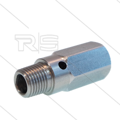 Schauminjector für Waschbürste - Anschluss: 1/4&quot; IG x 1/4&quot; AG - Ø=1,5mm