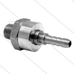 DGK Drehgelenk - einfach gelagert - 1/4&quot; AG x 1/4&quot; Pressnippel - 275 Bar - NW4 - 30 U/min