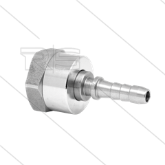 DGK Drehgelenk - einfach gelagert - 1/4&quot; IG x 1/4&quot; Pressnippel - 275 Bar - NW4 - 30 U/min