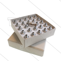 DGV Drehgelenk - Inhalt 25 stuck pro Karton - einfach gelagert - 1/4&quot; IG x 1/4&quot; AG - 275 Bar - NW6
