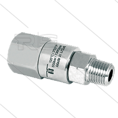 DGVI Drehgelenk - einfach gelagert - 1/4&quot; IG x 3/8&quot; AG - 500 Bar - NW6 - 30 U/min - max 120°C