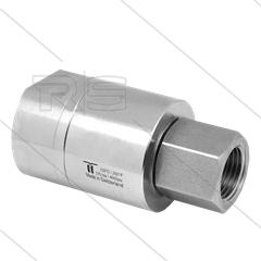 DGE Drehgelenk - einfach gelagert - 2 x 3/4&quot; IG - 275 Bar - NW18 - 30 U/min - max 120°C