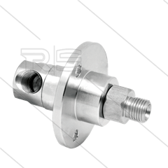DGF winkeldrehgelenk - Dreifach gelagert - Flansch - 1/4&quot; IG x 3/8&quot; AG - 275 Bar - NW6