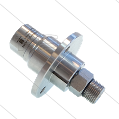 DXFI Drehgelenk - dreifach gelagert - 3/8&quot; IG x 3/8&quot; AG - 170 Bar - NW6 - 2000 U/min - max 120°C