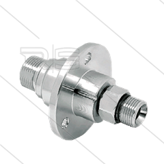DXF Drehgelenk - dreifach gelagert - M22x1,5 AG x 3/8&quot; AG - 170 Bar - NW6 - 2000 U/min