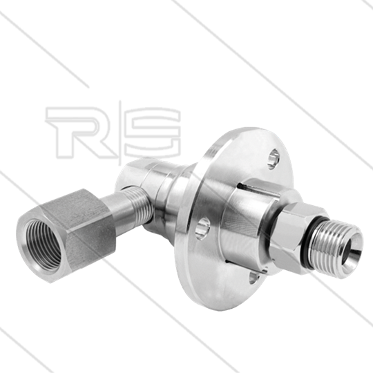 DXF Winkeldrehgelenk - dreifach gelagert - 3/8&quot; IG x 3/8&quot; AG - 170 Bar - NW6 - 2000 U/min