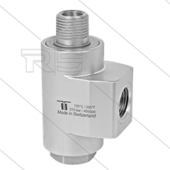 WDBS Winkeldrehgelenk - zweifach gelagert - 3/8&quot; IG x 3/8&quot; AG - 275 Bar - NW10 - 200 U/min
