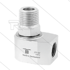 WDC Winkeldrehgelenk - Gleitlager - 1/2&quot; IG x 1/2&quot; AG - 275 Bar - NW12 - 30 u/min - max 120°C