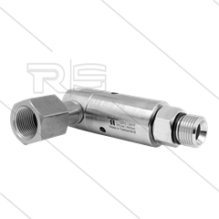 DYG Winkeldrehgelenk - dreifach gelagert - 3/8&quot; IG x 3/8 &quot; AG - 275 Bar - NW6 - 2000 U/min - 120°C