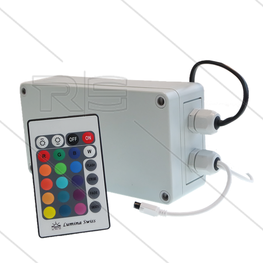 LED-Kontroller für Steuerung und Bedienung für max 2x LED-Deckenkreisel - Betriebsspanung: 24V