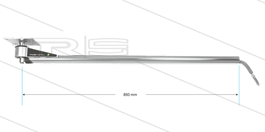DKP - Deckenkreisel - L=850 mm - Anschluss Ein: 1/4&quot; IG x Aus: 1/4&quot; AG
