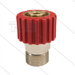 M22x1,5 - DKS - Handverschraubung Rot - M22X1,5 AG - einfach gelagert - 250 Bar - NW6 - 30 U/min