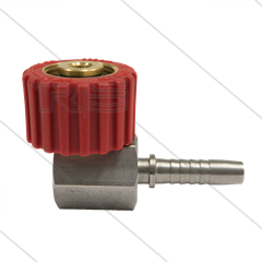M22x1,5 - DKS - Handverschraubung rot - 5/16&quot; Pressnippel - einfach gelagert - 250Bar - NW8 - 30 U/m