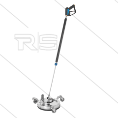 FL-SAR - Flächenreiniger mit Venturiabsaugung (Ø40mm) - Ø300mm - 275 Bar - max 120°C - 3/8&quot; IG