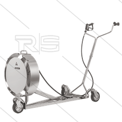HURp-520 - PRO - mobiler Unterbodenwäscher - einstellbar - Ø520mm - 275 Bar - max 120°C - 3/8&quot; IG