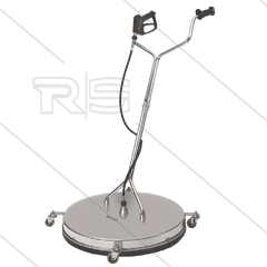 FL-CR750 - Flächenreiniger - Ø750mm - 275 Bar - max 120°C - 3/8&quot; IG - Rotorarm 3 x 1/8&quot; NPT IG
