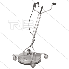 FL-PH520 - Flächenreiniger - Ø520mm - 275 Bar - max 120°C - 3/8&quot; IG - Rotorarm 2 x 1/8&quot; NPT IG