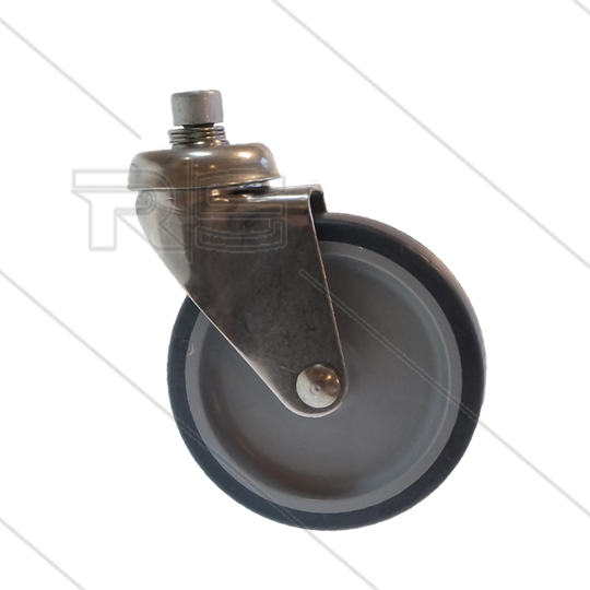 Lenkrolle Edelstahl - mit Inbusschraube M10 - Ø100mm - für: FL-AHB-KAU520/750