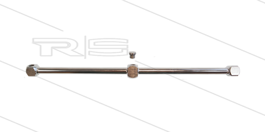 Rotorarm - TKAk-2W3 - Ø350mm - 275 Bar - M12x1 IG - Düsen 2 oder 3 x 1/8" IG - Inkl. Stopfen