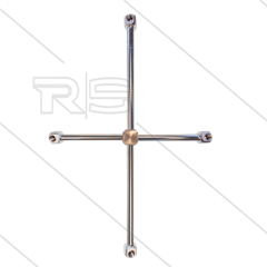 Rotorarm - TKA-4W4 - Ø500/350mm - 275 Bar - 3/8&quot; IG - Düsen 4 x 1/4&quot; IG