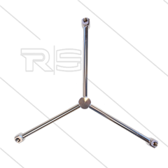 Rotorarm - Ø700mm - 500 Bar - 3/8&quot; IG - Düsen 3 x 1/8&quot; IG - für: FL-AHB-KAU750 + AH750