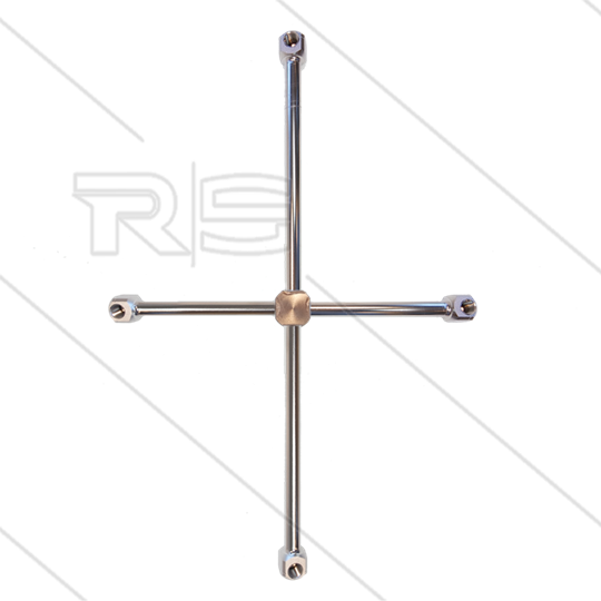 Rotorarm - TKA-4W4 - Ø470/350mm - 275 Bar - 3/8&quot; IG - Düsen 4 x 1/8&quot; IG