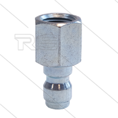 Nippel für Schnellwechseldüse - AR1 - 250 Bar - 40 l/min - Ø11,7mm - max 150°C - 1/4&quot; IG NPT