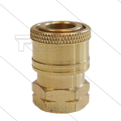 Kupplung für Schnellwechseldüse - Messing - AR1 - 250 Bar - 40 l/min - max 150°C - 1/4&quot; IG NPT