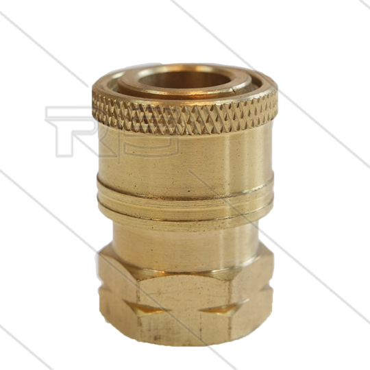 Kupplung für Schnellwechseldüse - Messing - AR1 - 250 Bar - 40 l/min - max 150°C - 1/4&quot; IG NPT