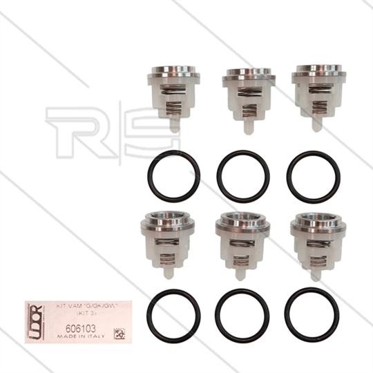 Udor Kit 3 - Ventilsatz (6x) - Serie G + GK + GW