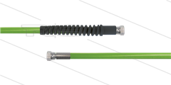 Carwash Titan-Slide Schlauch grün DN06 - 5,0m - 2 x 1/4&quot; DKR - 1x SKS schwarz - 300 Bar