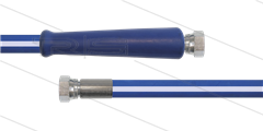 CleanFarm Schlauch blau DN12 - 10m - 2x 1/2&quot; DKR VA - 1 x GKS - 80 Bar