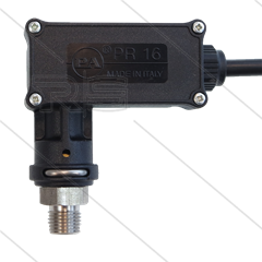 PR16 - Druckschalter - Edelstahl 1/4&quot; AG - Einschaltdruck 40 Bar - max 250 Bar - (schwarze markierun