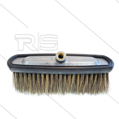 Waschbürste - Natuurhaare - mit Aluminium Bürstenträger - Haarlänge: 65mm - 1/4&quot; IG