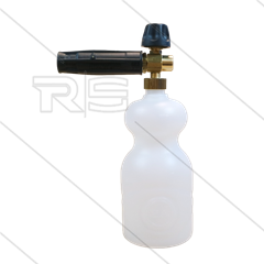 LS3-1 - Schaumlanze - vertikaler Strahl - mit Flasche 1Ltr - Düse 1,25mm - 60 bis160 Bar - 5,5 bis