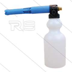 LS10 - Schaumlanze - blau mit Flasche 2 Ltr - Düse 1,5mm - 60 bis 200 Bar - 9 bis 15 l/min - 3/8&quot;AG