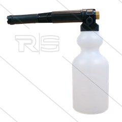 LS12 - Schaumlanze - schwarz mit Flasche 2 Ltr - Düse 1,8mm - 90 bis 200 Bar - 15 bis 21 l/min