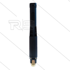 LS12 - Schaumlanze - schwarz ohne injektor - Düse 1,8mm - 60 bis 200 Bar - 5 bis 10 l/min - 1/4&quot; IG