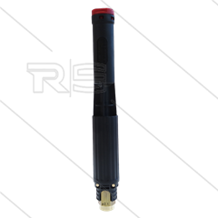 LS12 - Schaumlanze - schwarz ohne injektor - Düse 2,1mm - 60 bis 200 Bar - 8 bis 14 l/min - 1/4&quot; IG