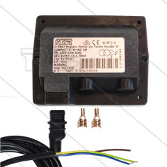 Zündtrafo FIDA Compact 8/10-100 - mit Kabel - Primair: 230V / 0,5A - Secundair: 2 x 4kV / 10mA
