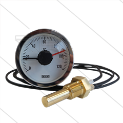 Thermostat einstellbar - SC15 - 0-120°C - capillair L=4000mm - Fühler 3/8&quot; AG - 250V - 5A