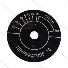 Temperaturanzeige (Aufkleber) 30-150°C - Ø67mm