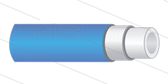 Titan-Slide - blau - 1/4&quot; - DN06 - 300 Bar - Ø11,9mm - max 60°C