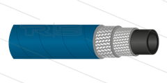 HD-Schlauch 2SC-06 (1/4&quot;) - blau - 400 Bar - Ø13,4mm - 150°C