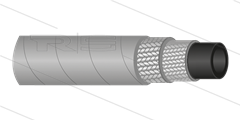 HD-Schlauch 2SN-10 (3/8&quot;) - grau - 400 Bar - Ø18,7mm - 150°C