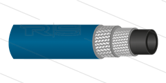 HD-Schlauch 2SC-08 (5/16&quot;) - glatte Decke - blau - 400 Bar - Ø15mm - 150°C