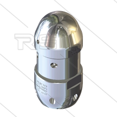 RR-TS50 - rotierende Kanalreinigungsdüse - 0.500 - 6 x 1,50mm + 2 x 1,00mm + 2 x 1,50mm - 300 Bar