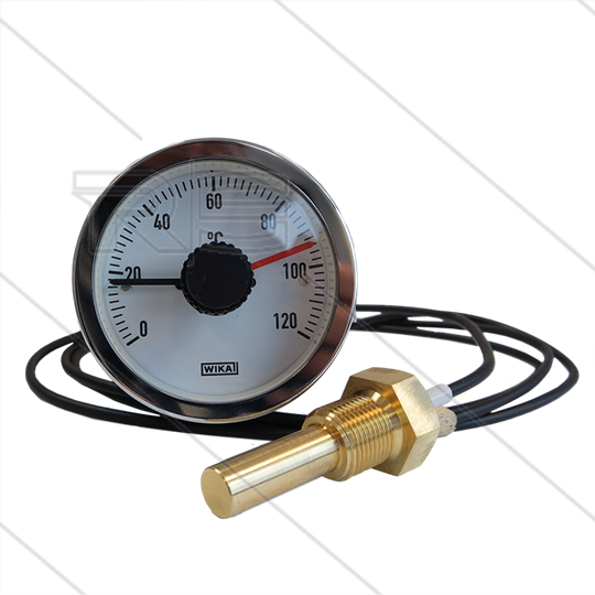 Thermostat einstellbar - SC15 - 0 bis100°C - capillair L=4000mm - Fühler 3/8&quot; AG - 250V - 5A